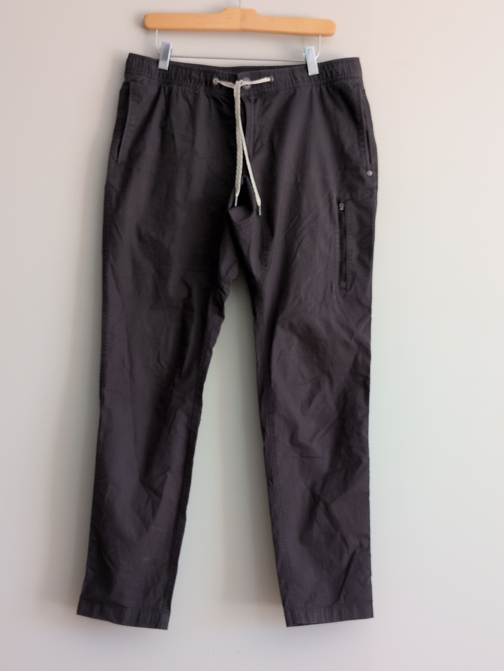 Vuori Cotton Ripstop Climber Pants Charcoal Organic Cotton Size Large